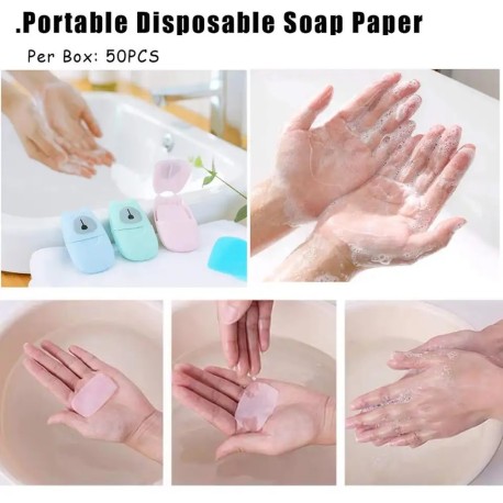 Tyndt sæbepapir i boks