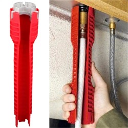 8 i 1 Skruenøgle til vandhane, toilet m.m.