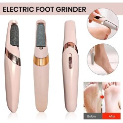 Elektrisk fotfil med rulle – tar bort hård hud på hälar
