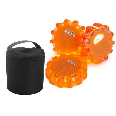 Trafikvarningsljus / LED-sköldpadda, 3 st.