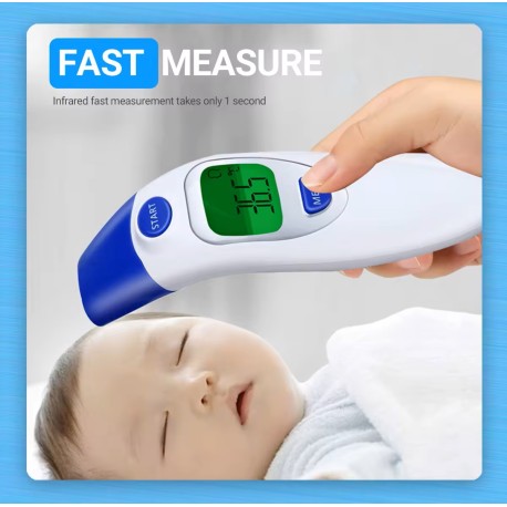 Øre og pande termometer