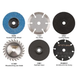 Sæt med 6 skiver til mini vinkelsliber