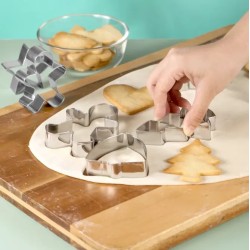 Kakformar, set med 15 designer