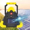 Varningstriangel med LED-ljus och solceller