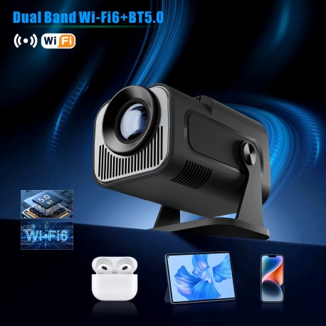 Kompakt og kraftfuld mini projektor med 720p HD-opløsning