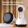 Smart Gua Sha Massageapparat med Varme & Bian-sten – 5 Hastigheder