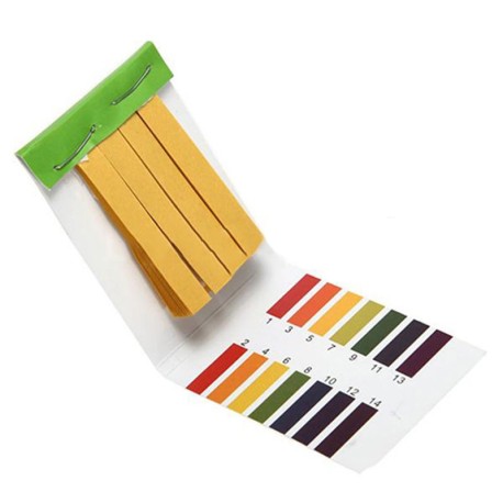 pH-papir (skala 1-14) 80 stk strips